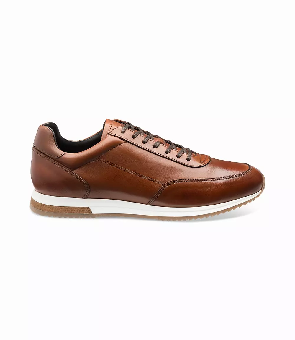 LOAKE Bannister - Leather Sneakers - Cedar.