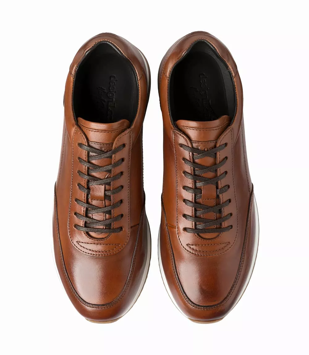 LOAKE Bannister - Leather Sneakers - Cedar.