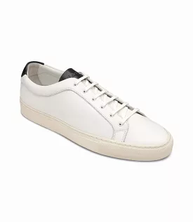 LOAKE Dash leather sneakers in white