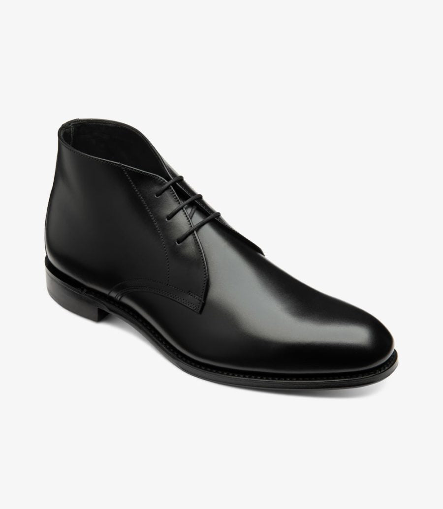 Loake Deangate Chukka Boot - Carbon Black