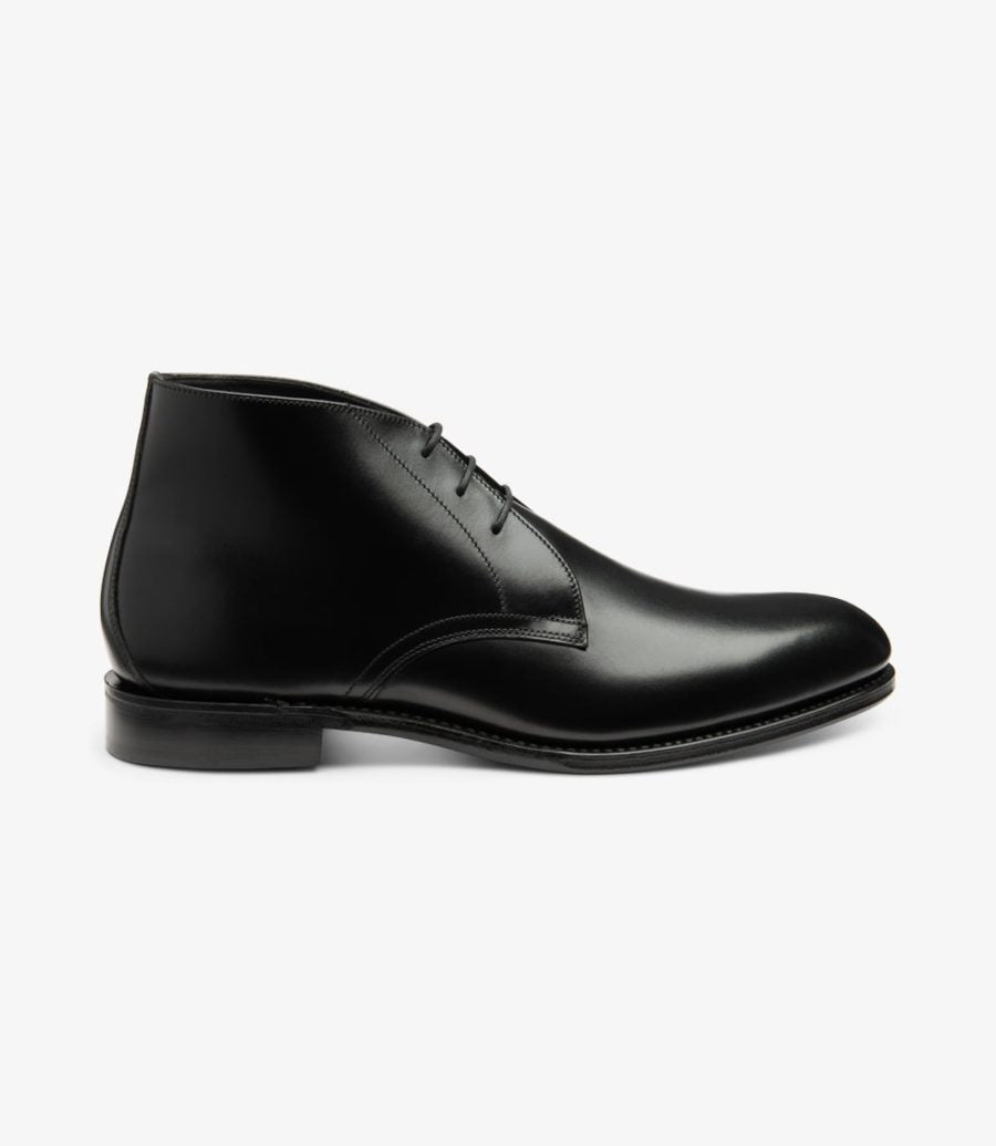 Loake Deangate Chukka Boot - Carbon Black