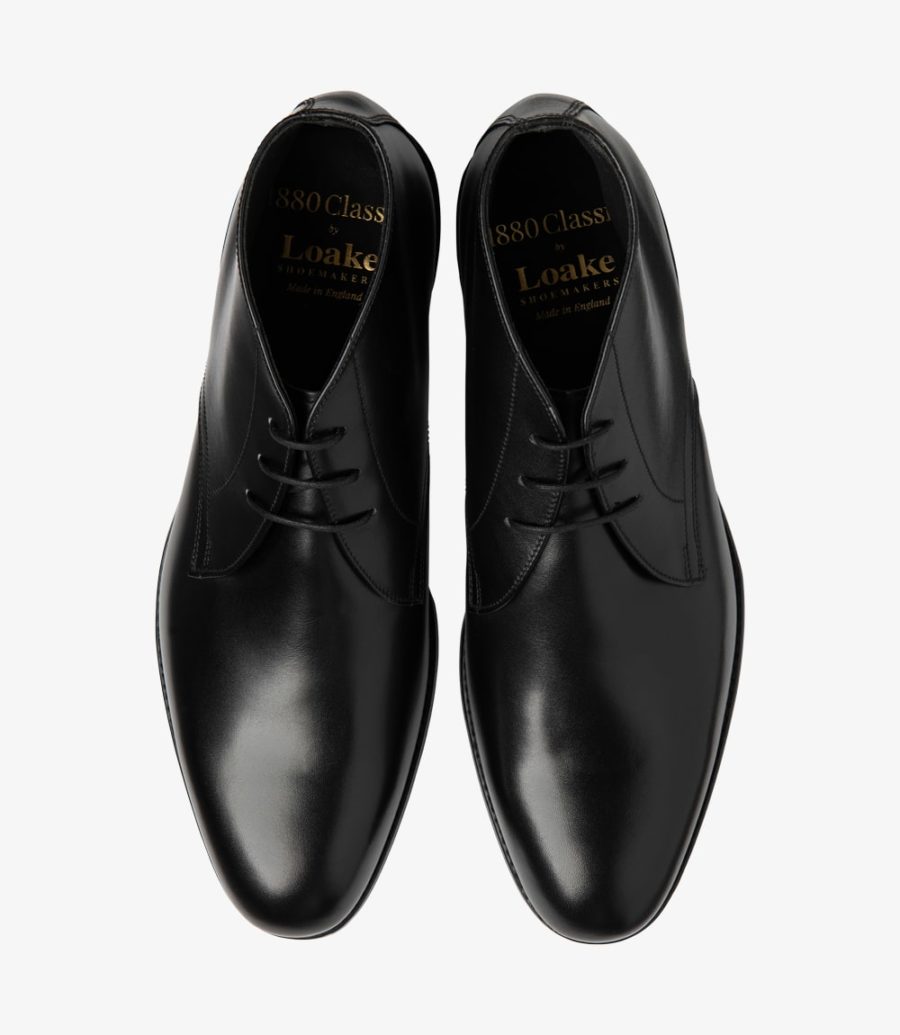 Loake Deangate Chukka Boot - Carbon Black