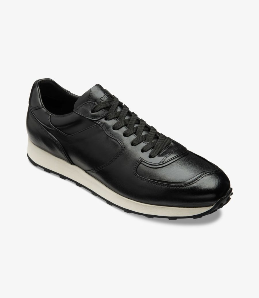 LOAKE Foster Leather Sneakers Black Calf - Shop now!