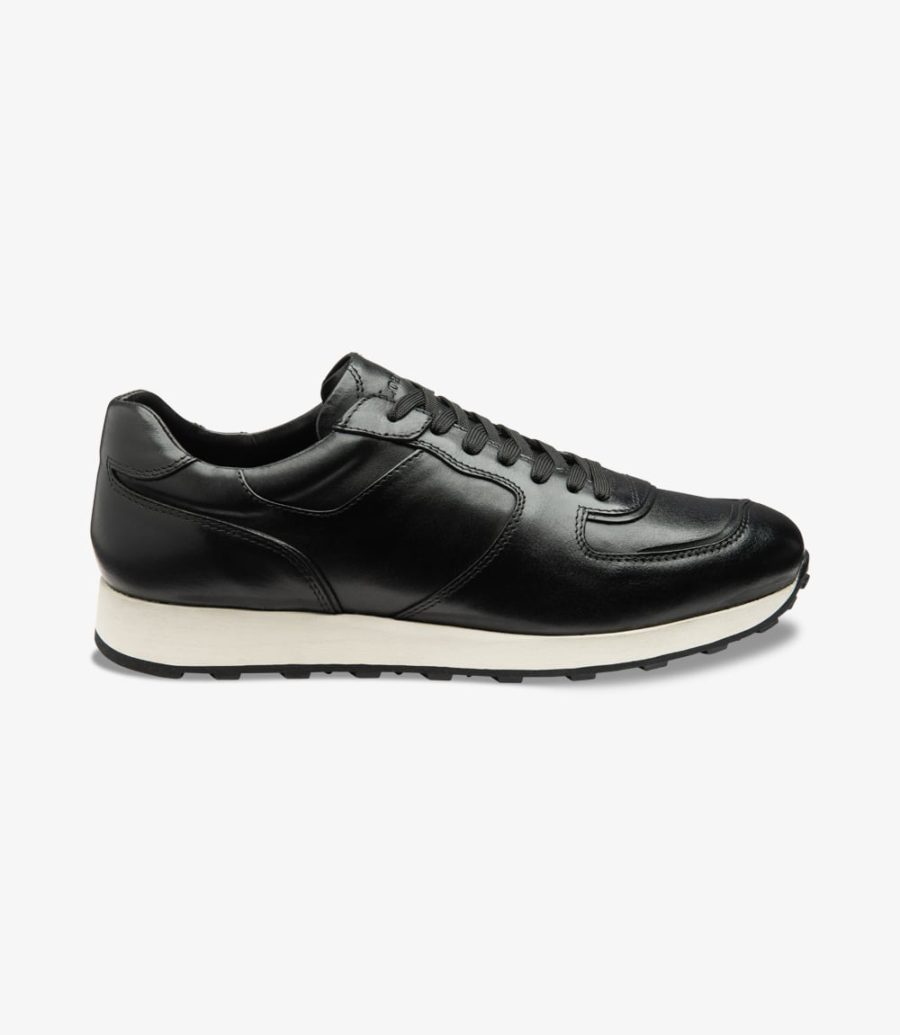 LOAKE Foster Leather Sneakers Black Calf - Shop now!