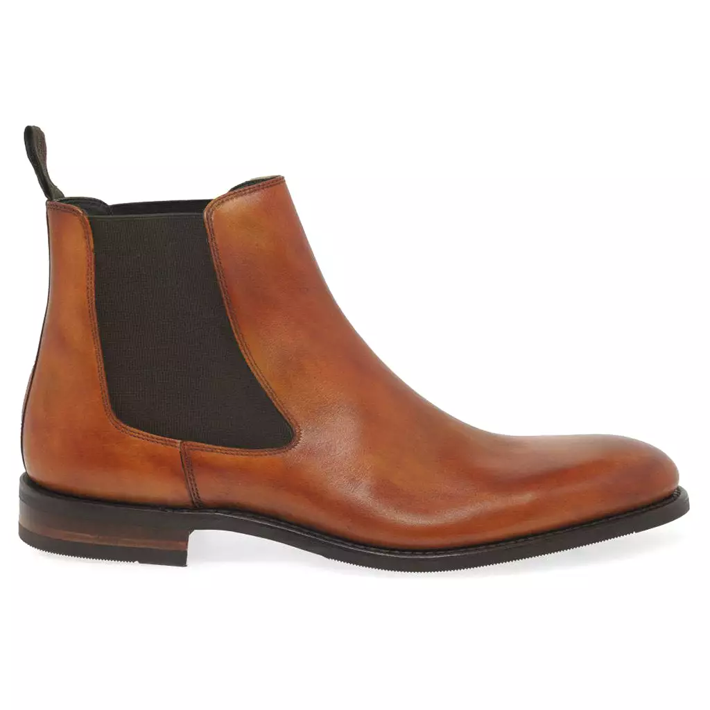 Loake mens casual pull-on Chelsea ankle boots - UK 9.5, outdoor leather