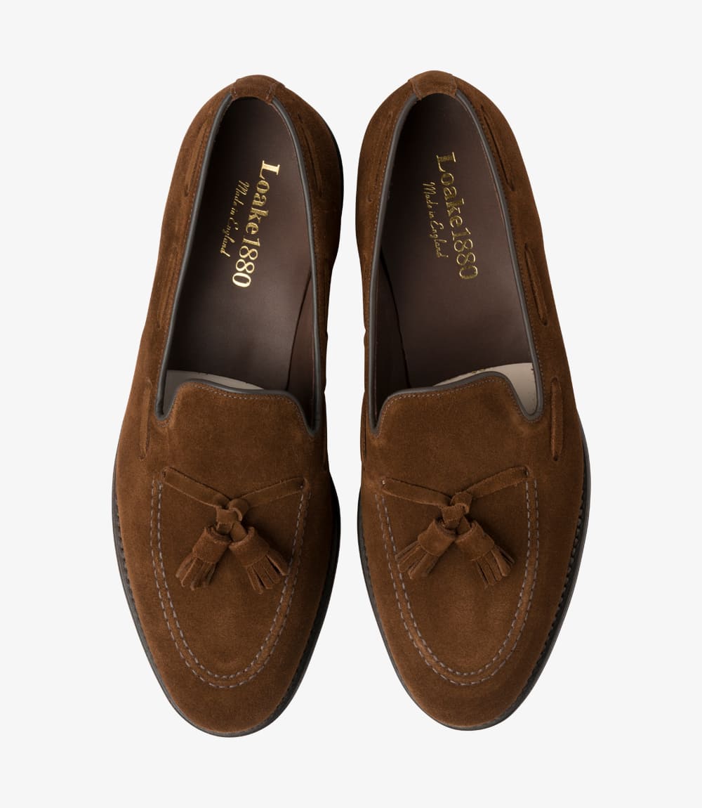 LOAKE - Russell Tasselled Loafers Suede Shoe - Polo | Buy Now, Limited Stock!