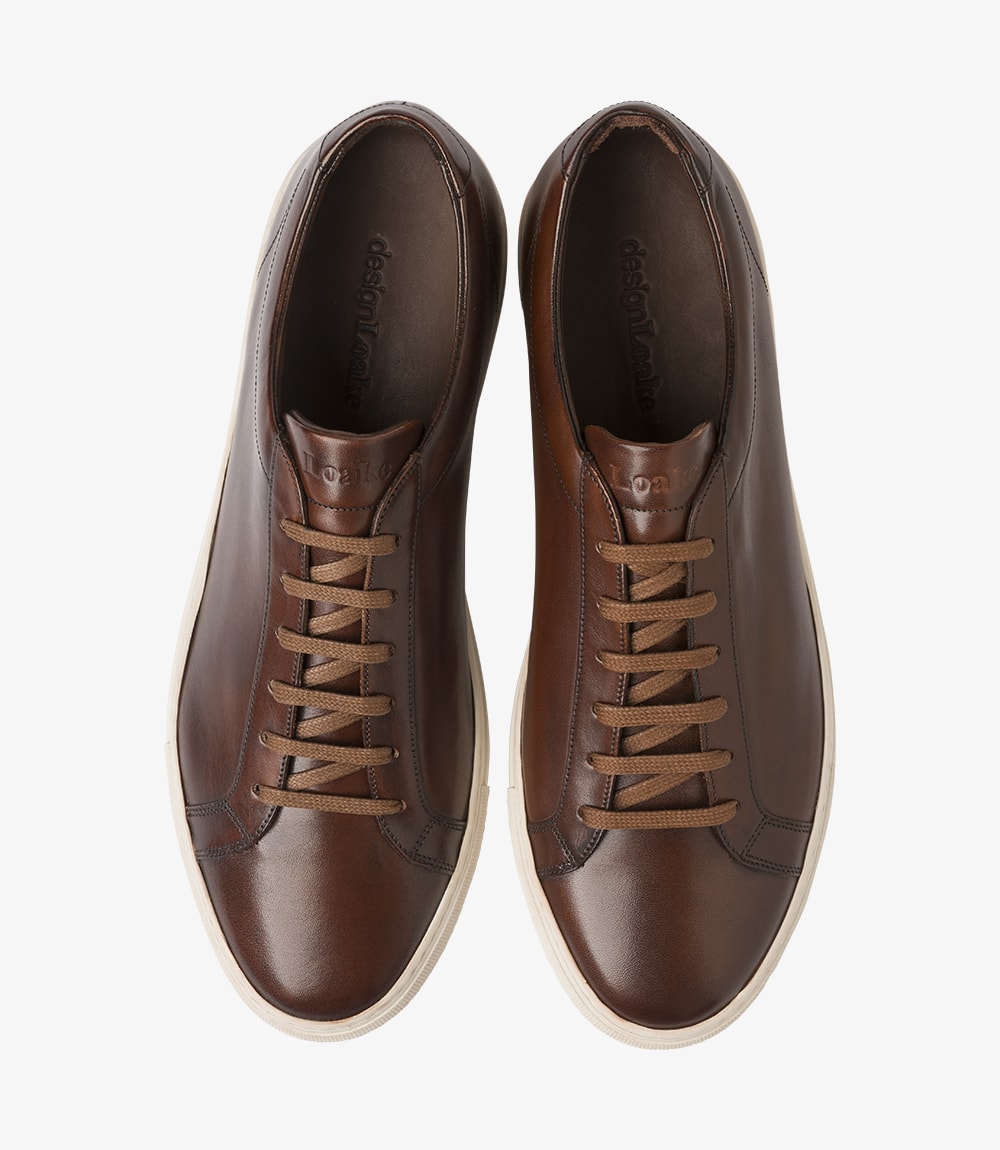 LOAKE Sprint - Dark Brown Leather Sneakers