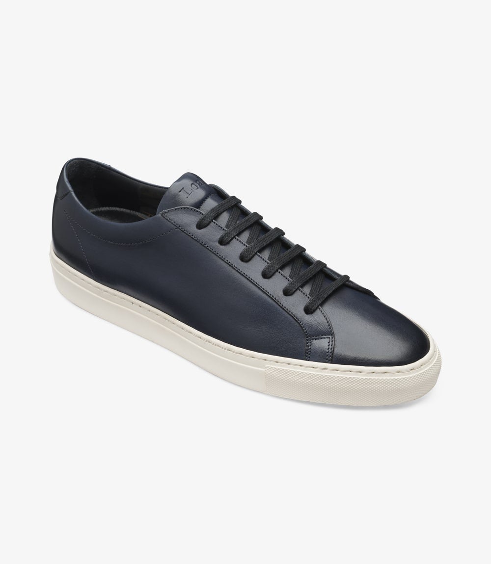 LOAKE Sprint leather sneakers navy