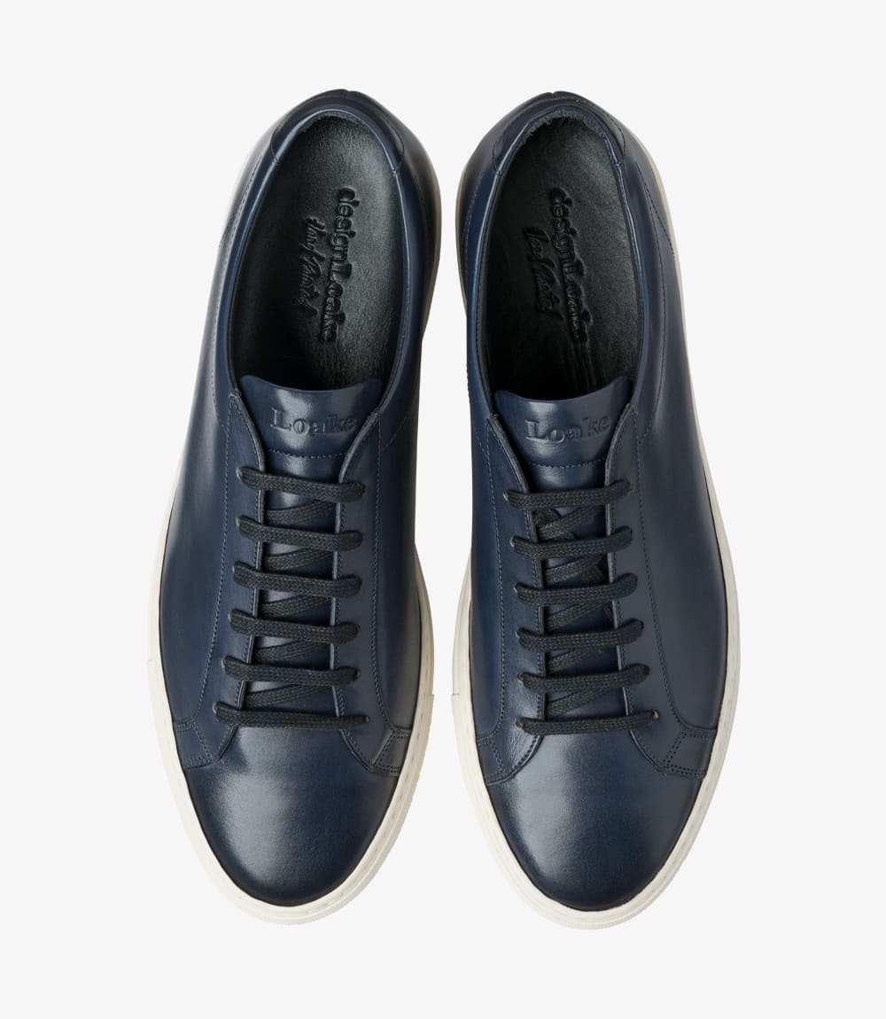 LOAKE Sprint leather sneakers navy