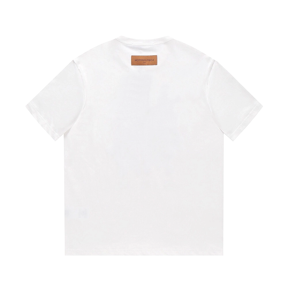 Louis Vuitton 23SS Color Canvas Print Tee in White - 8.9