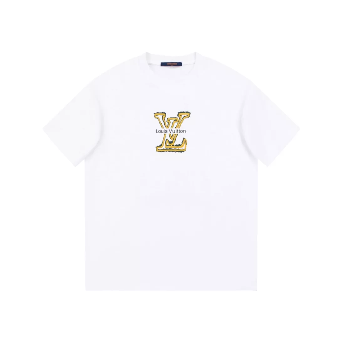 Louis Vuitton 23ss Yellow Logo Print T-shirt White - 6.26