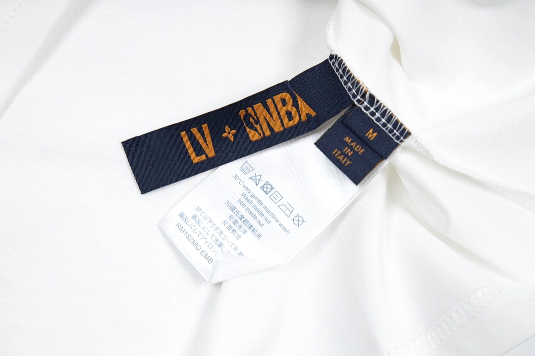 Louis Vuitton NBA collection white logo tee - short-sleeve (1.3).