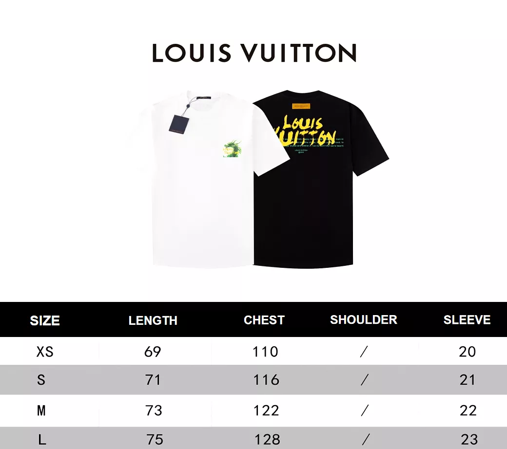 Louis Vuitton Year of the Dragon white chest-printed short-sleeved T-shirt 1.22