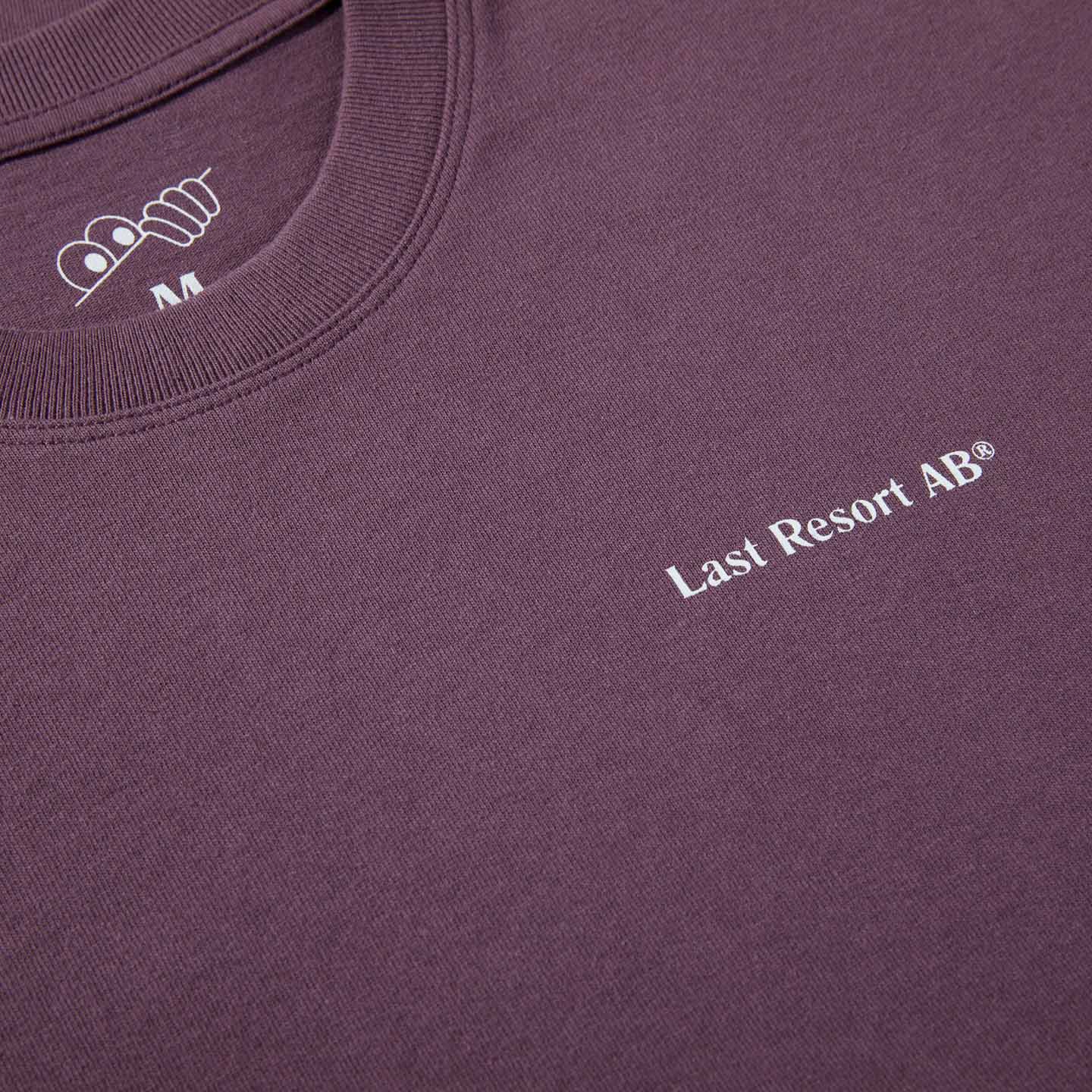 LRAB Script tee in Dirty Plum - Shop Now!