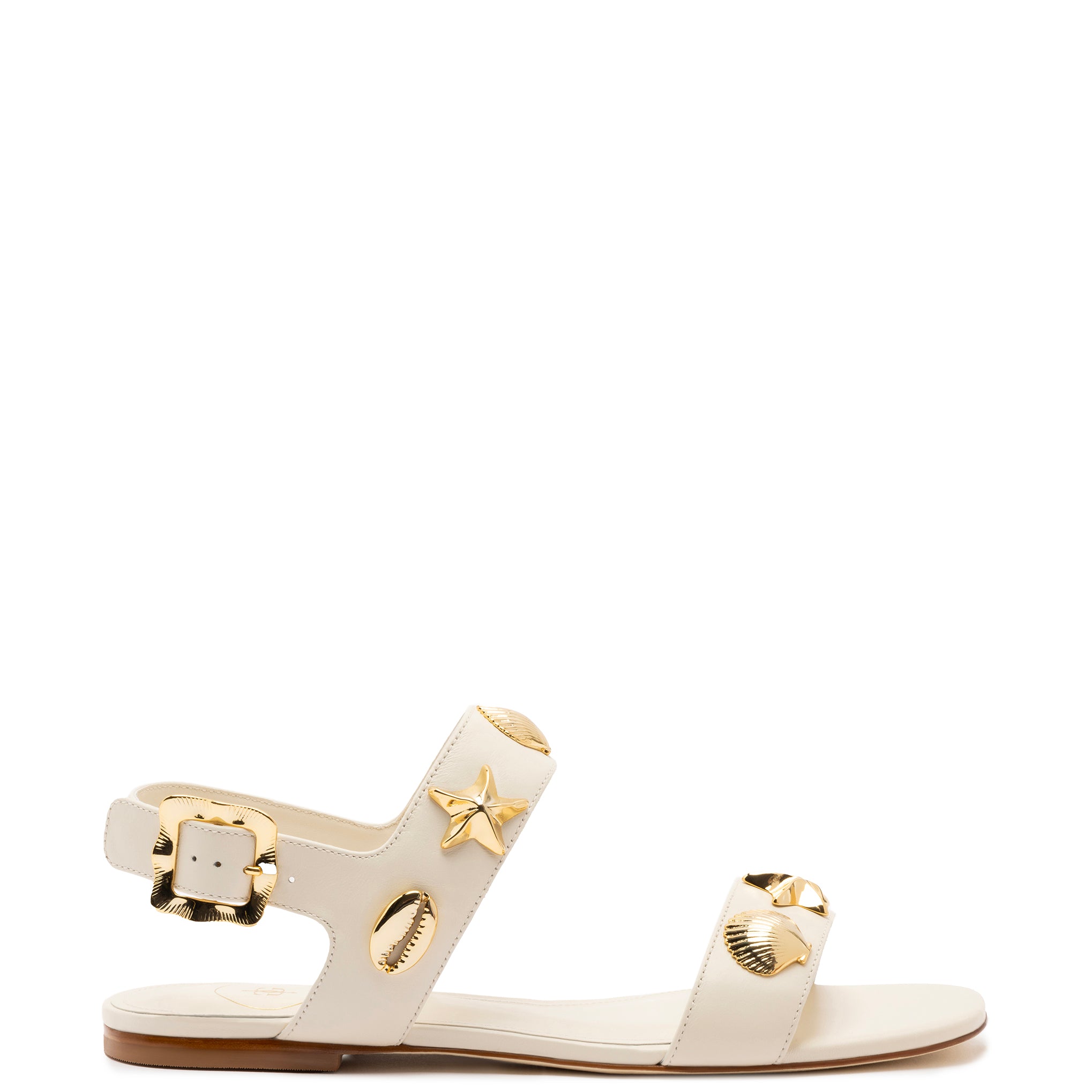 Madison Flat - Ivory Leather - Shop Now