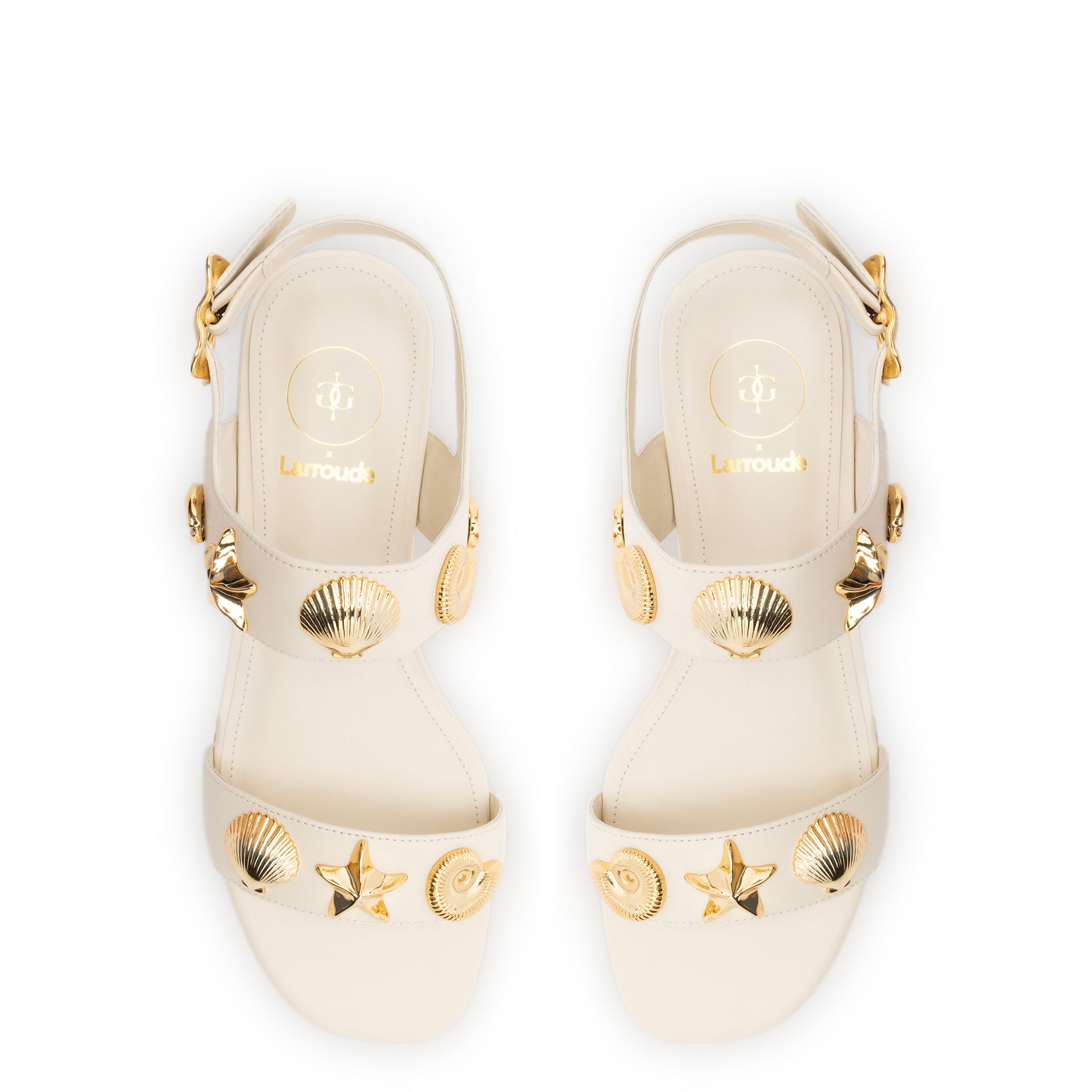 Madison Flat - Ivory Leather - Shop Now