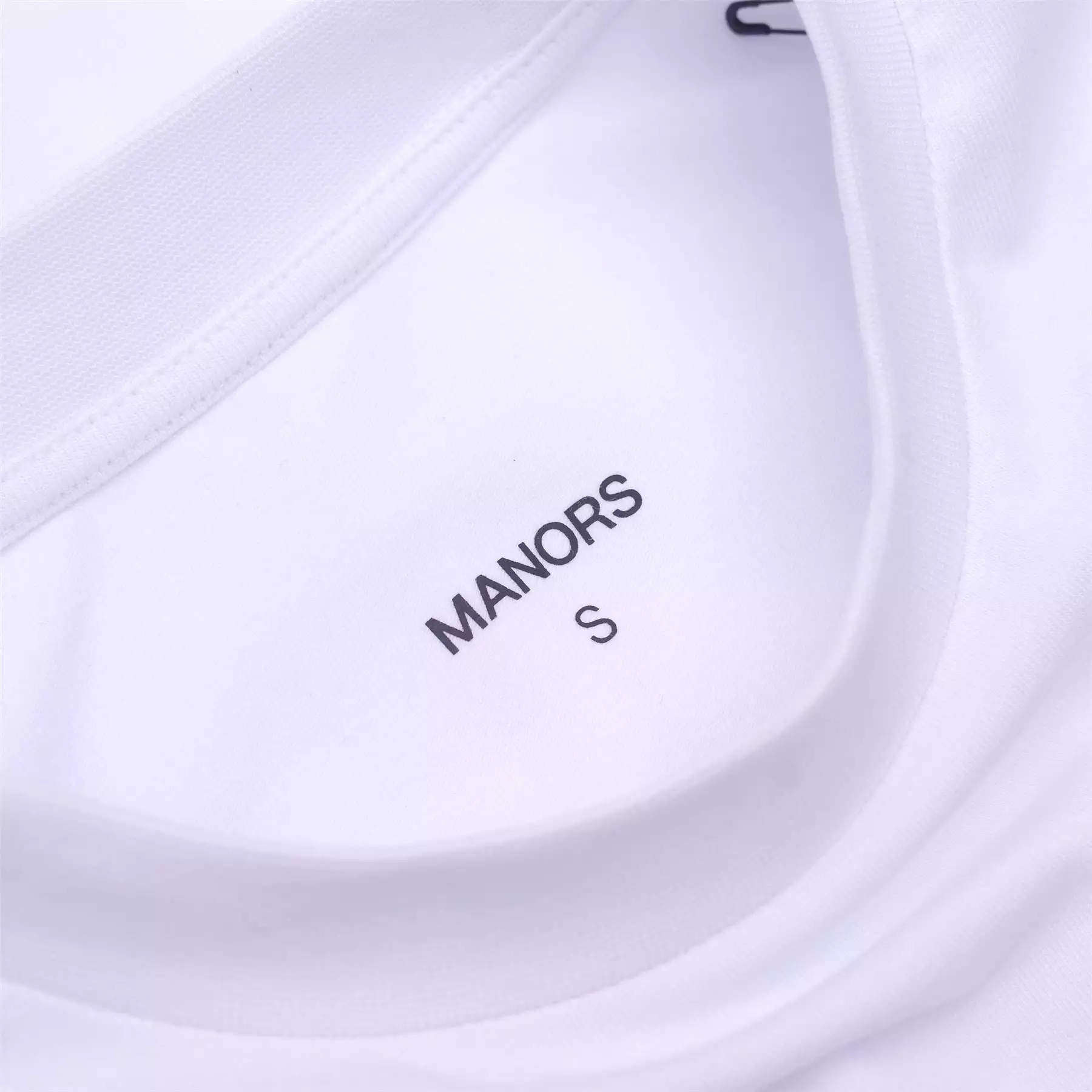 Manors White Logo T-Shirt - 2024