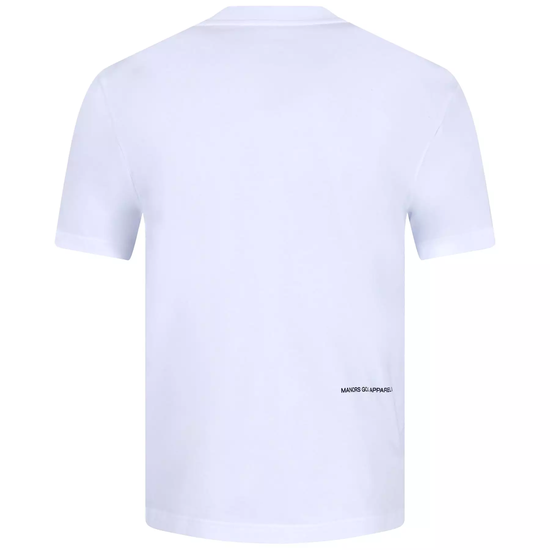 Manors White Logo T-Shirt - 2024