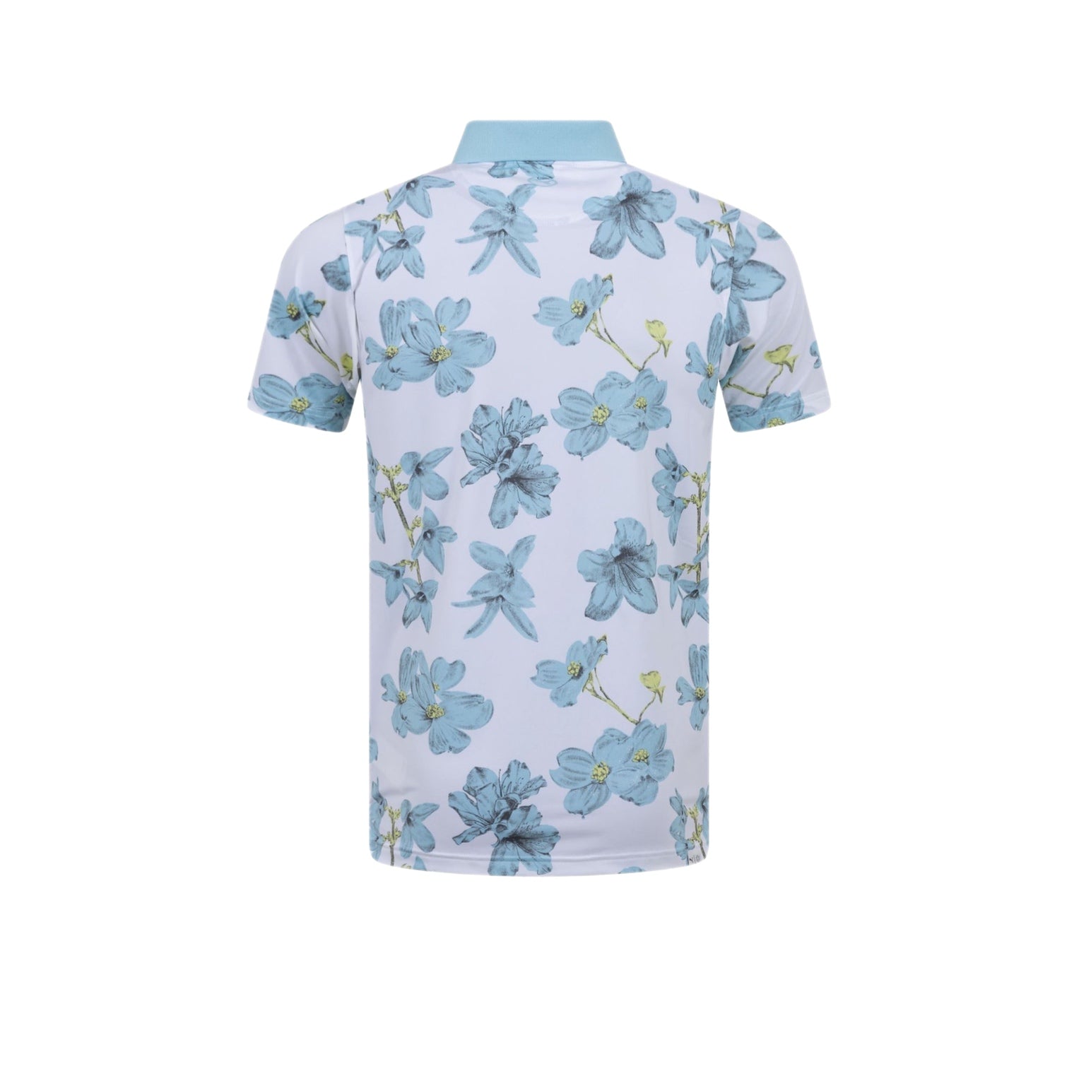 Mattr Polo Bright White/Tropical Aqua 53875301