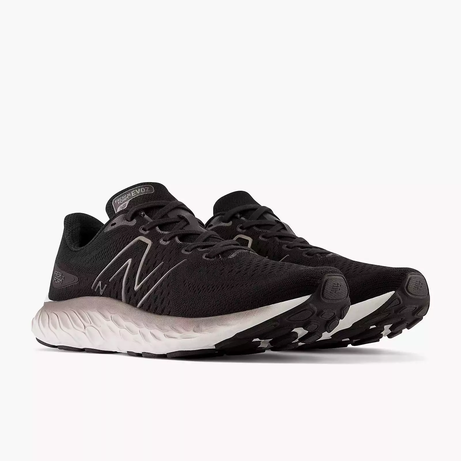 mens fresh foam x evoz v3 black running shoes