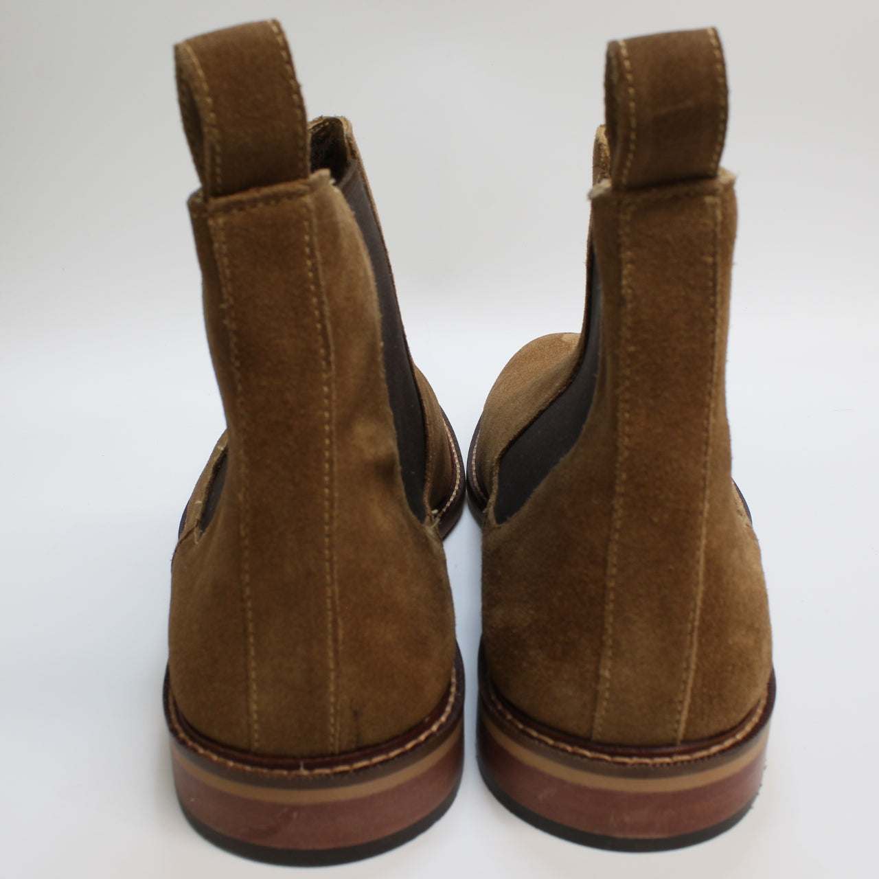 Mens Office Chelsea Boots - Tan Suede - UK Size 12