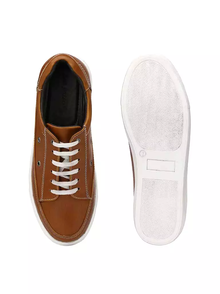 Men's Tan Casual Sneakers