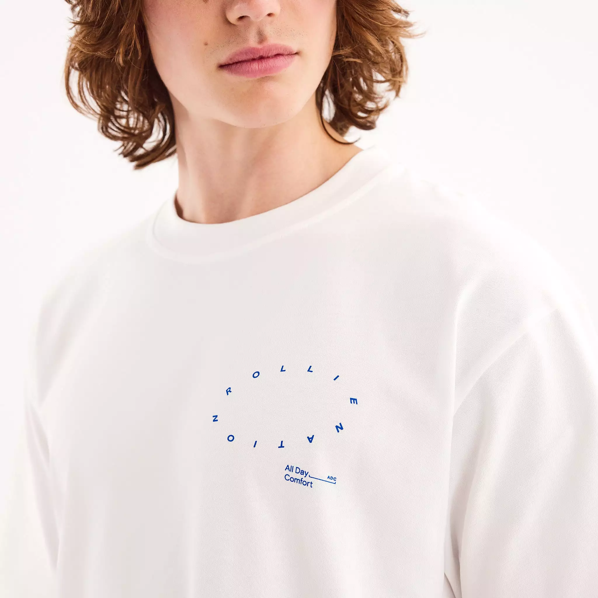 Mens White Oscillating T-Shirt