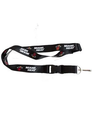 Miami HEAT Black Lanyard by Aminco, optimized for Google search.