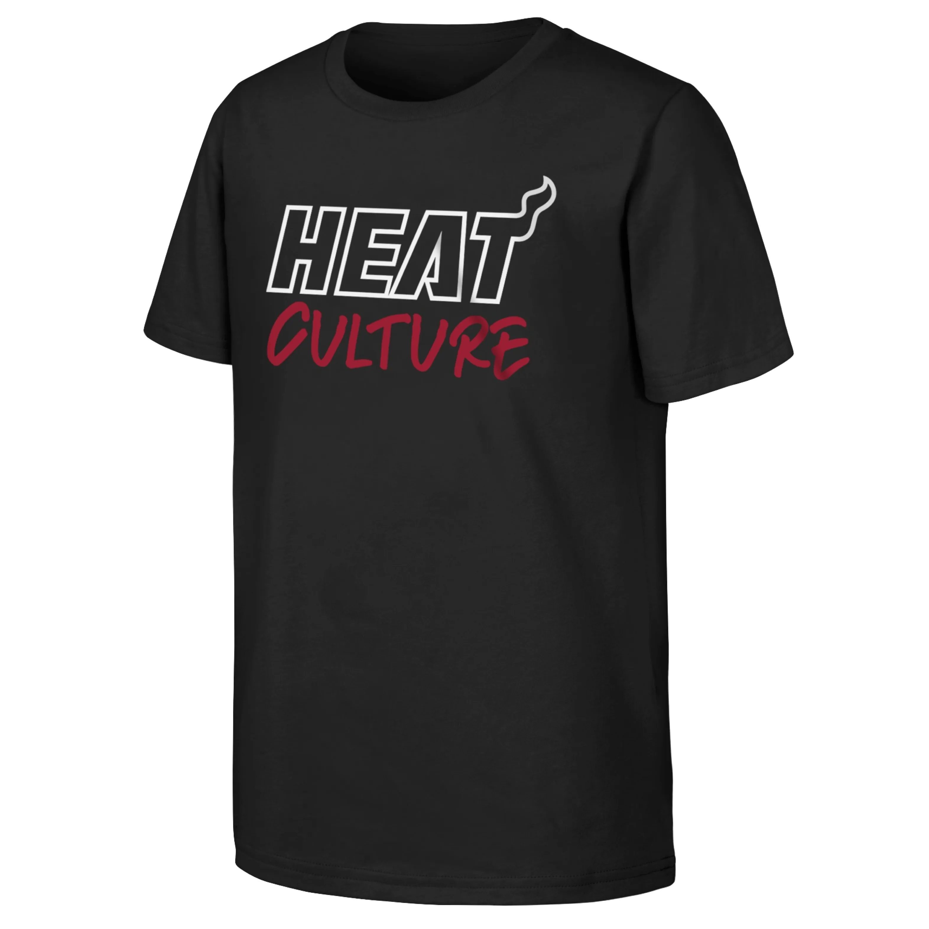 Miami Heat Youth T-Shirt with HEAT Culture design.