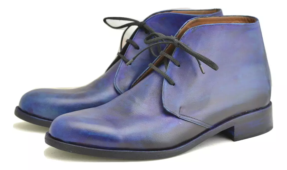 Midnight Blue Cordovan Desert Boot