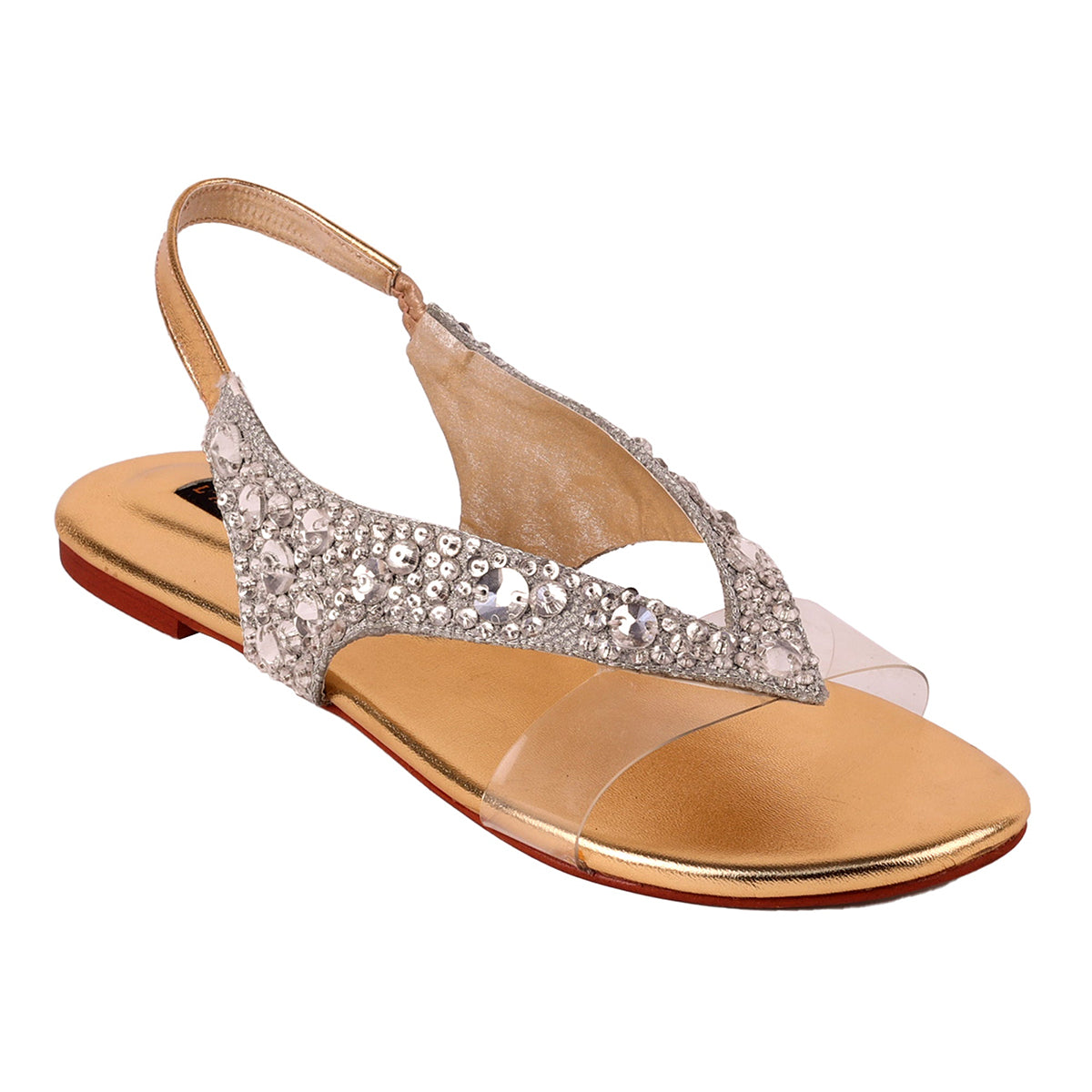 Mila Gold Flats - chic and affordable footwear for women