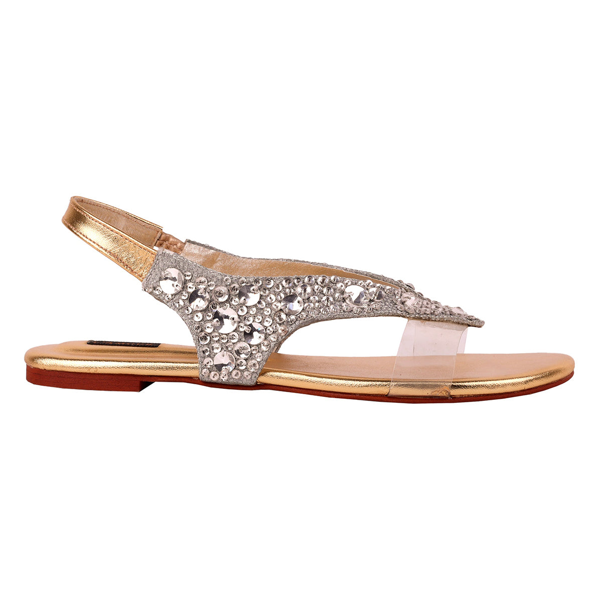 Mila Gold Flats - chic and affordable footwear for women