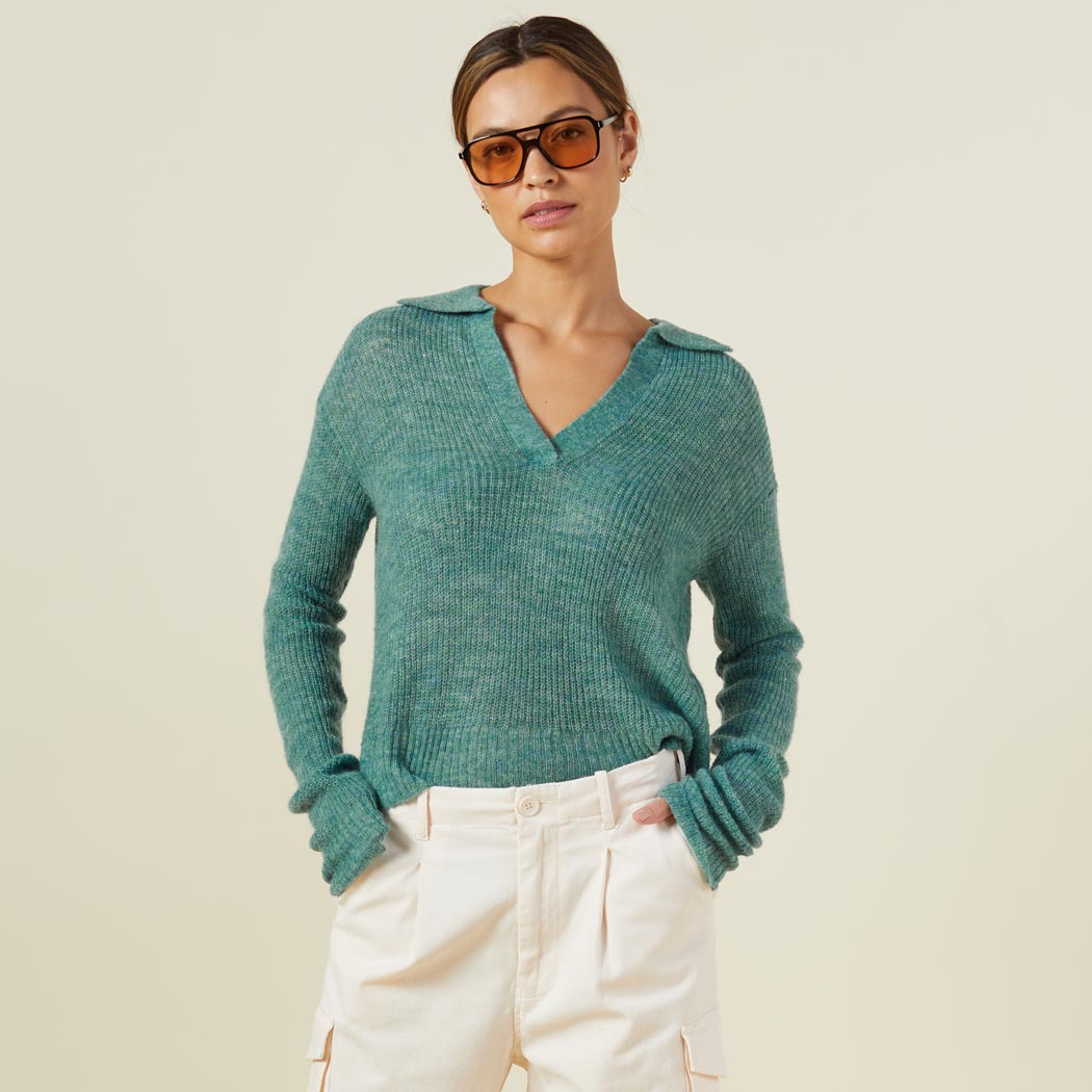 Mohair Polo Sweater - Best Deals on Mohair Sweaters, Shop Now!