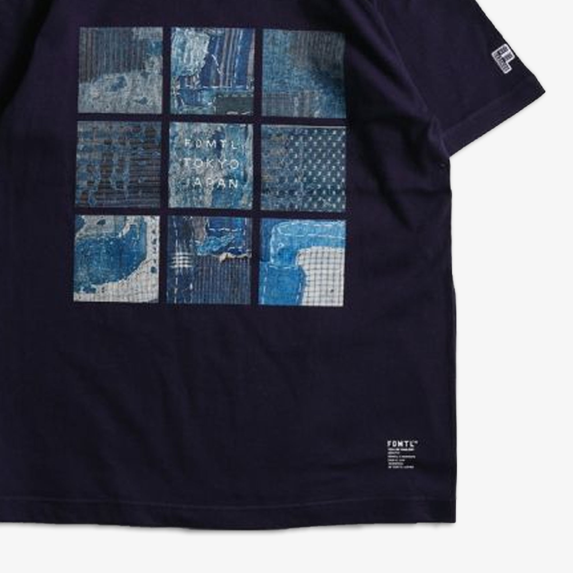 NAVY Boro Tee - Printed