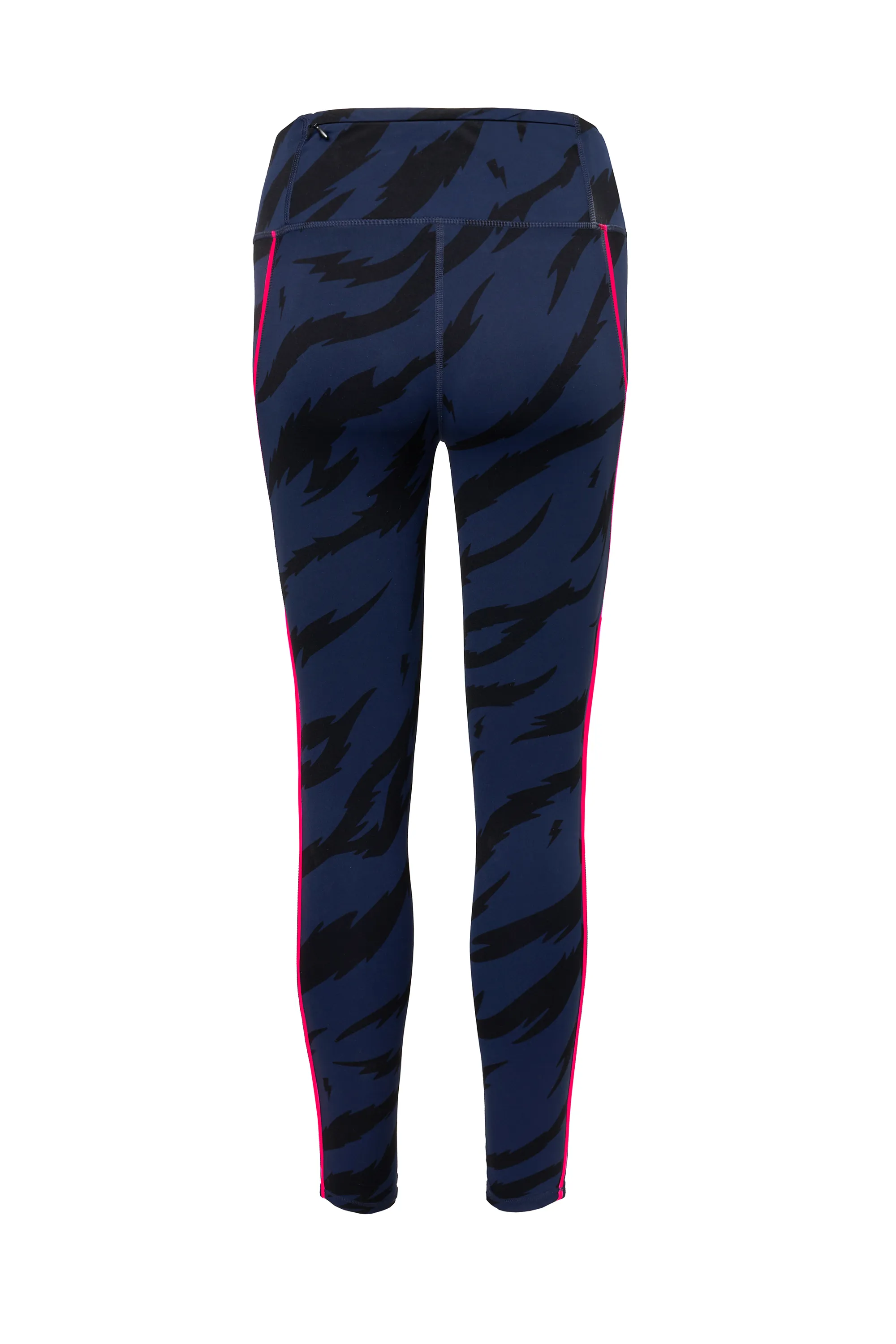 Navy Graphic Tiger Print Active Leggings for Women