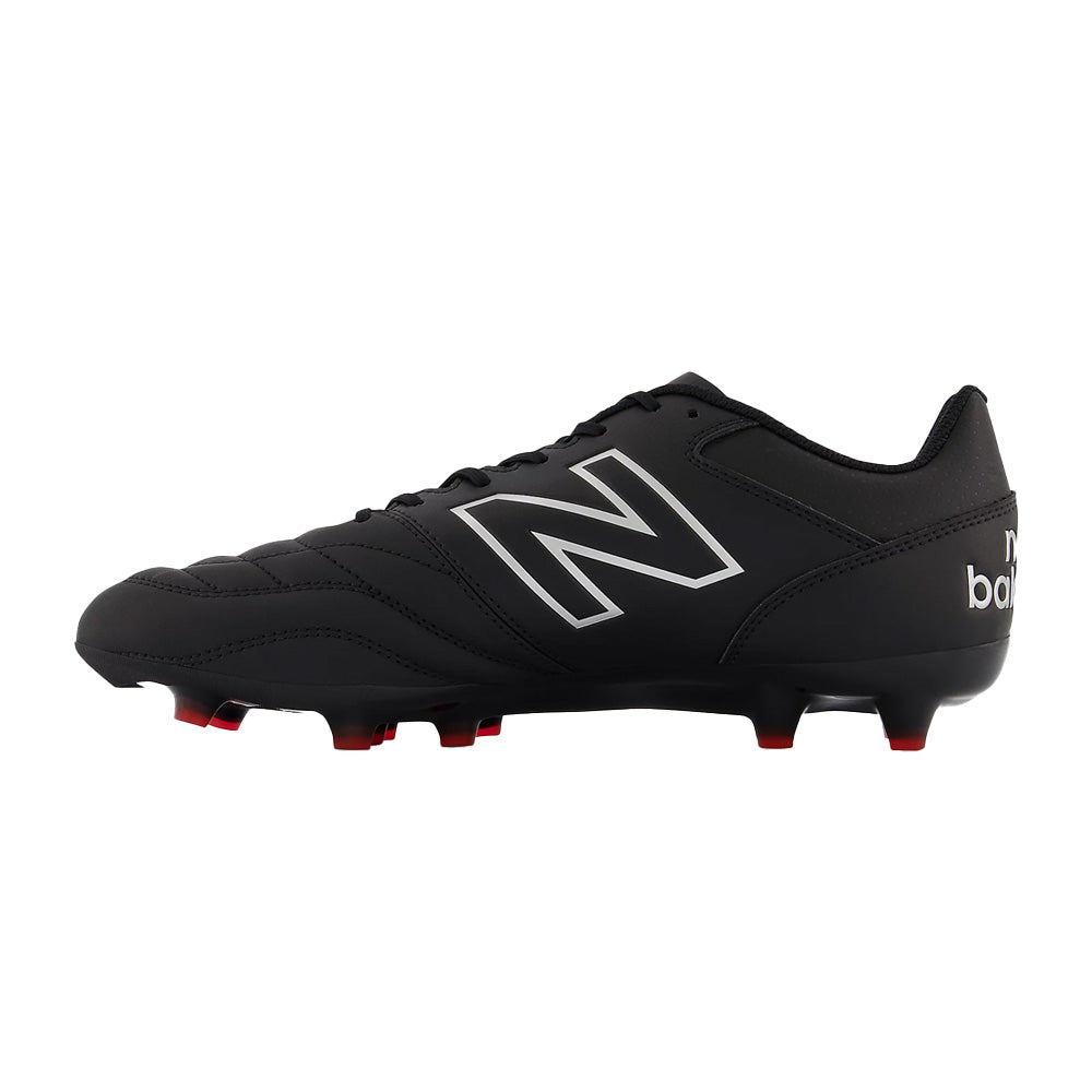 New Balance 442 V2 Pro FG Soccer Cleats (Black/White/Red)