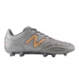 New Balance 442 V2 Team FG 2E Football Boots - Silver Copper Grey