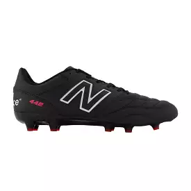 New Balance 442 V2 Team FG D Football Boots - Black/White/Red