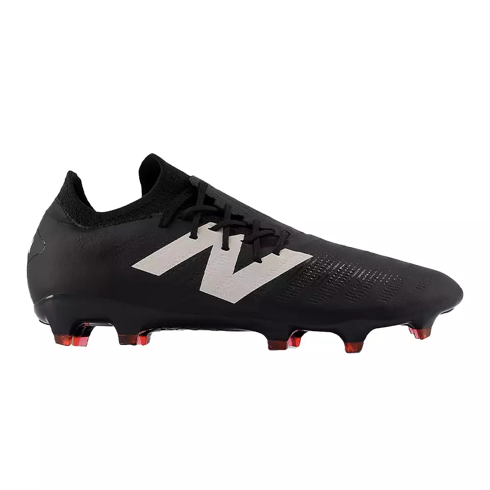 New Balance Football Boots - Furon Destroy V7+ FG 2E in Black, White, and Red