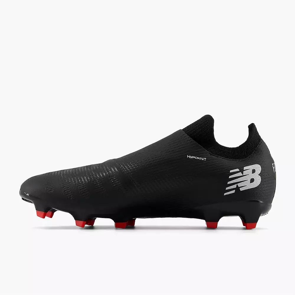 New Balance Football Boots - Furon Destroy V7+ FG 2E in Black, White, and Red