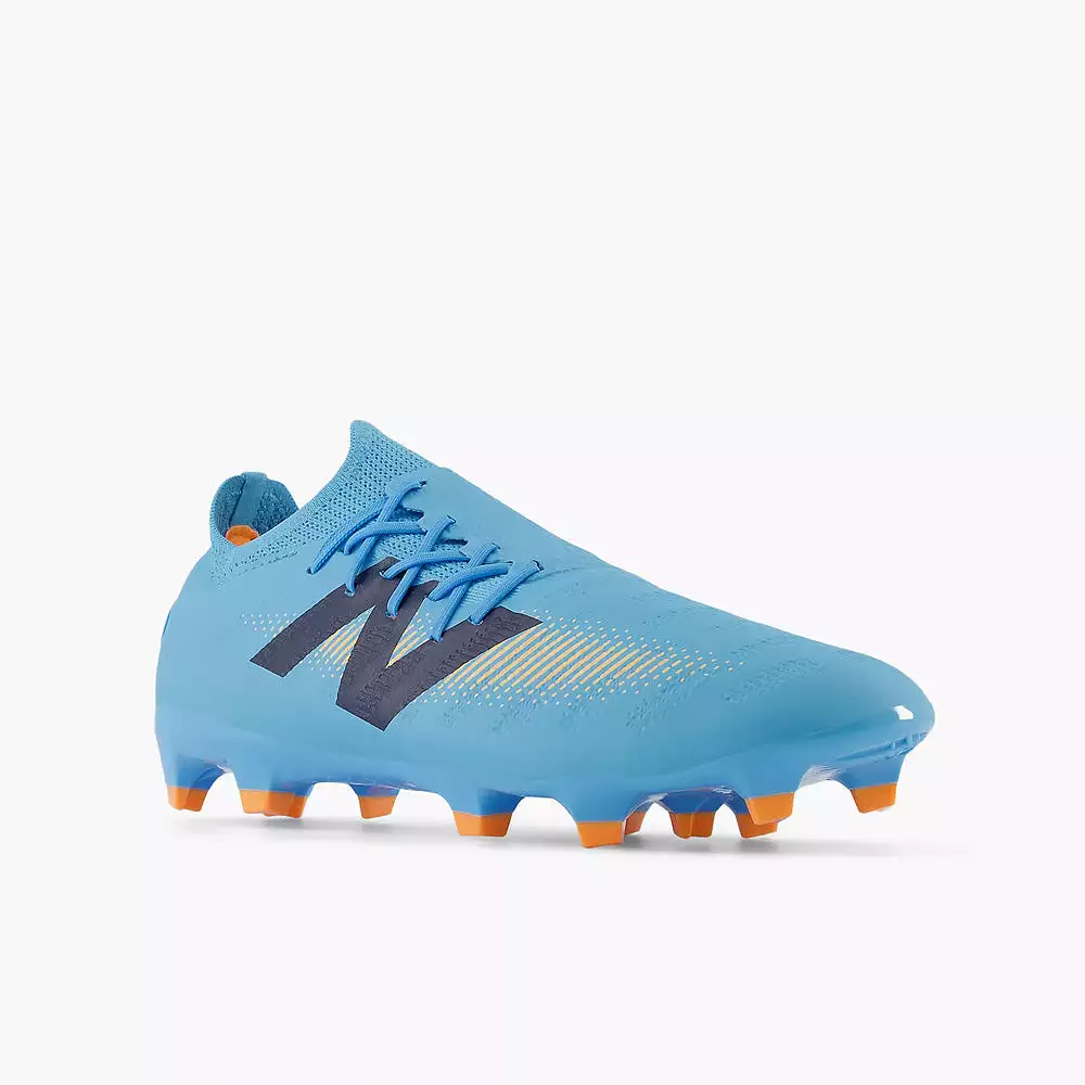 New Balance Furon Destroy V7+ FG Football Boots - Team Sky Blue/Mango.