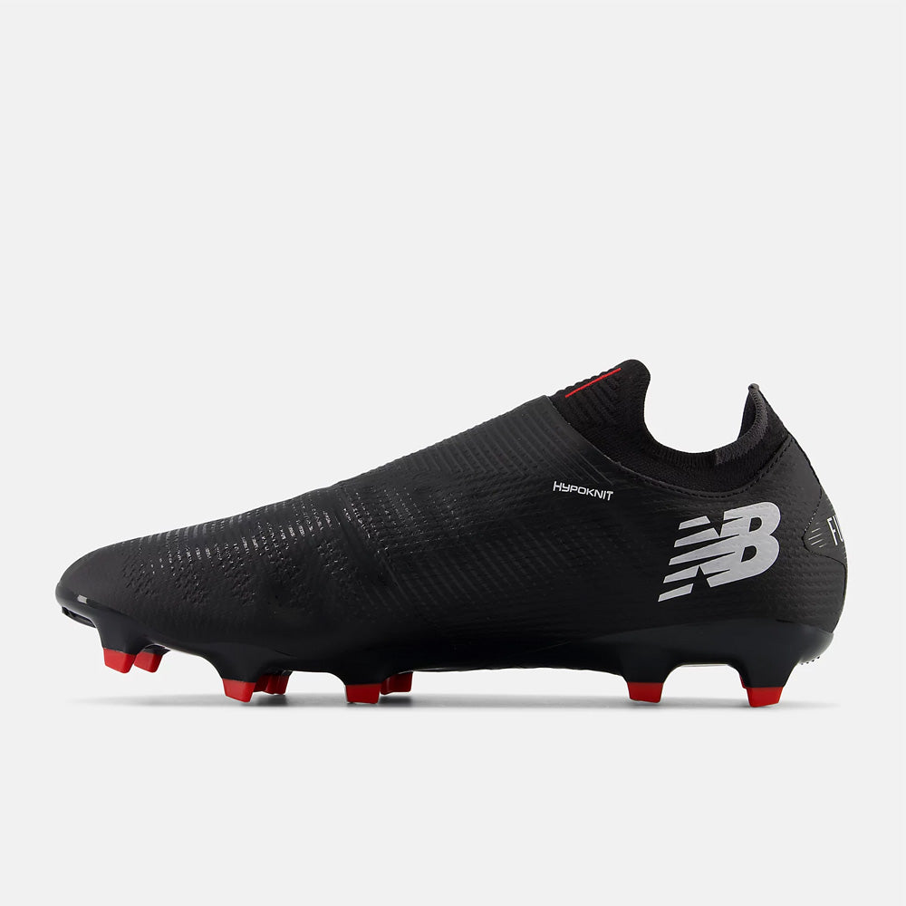 New Balance Furon Pro V7+ FG Football Boots - Black White Red.