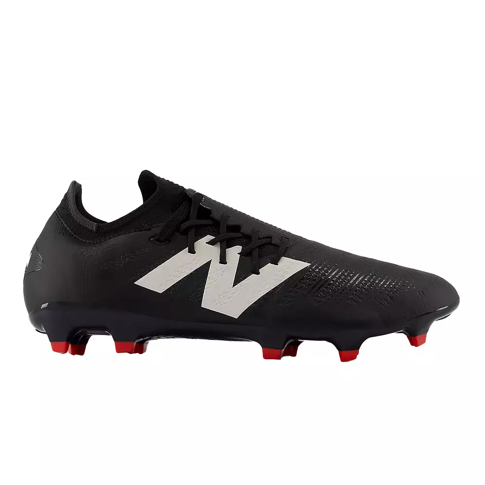 New Balance Furon Pro V7+ FG Soccer Cleats (Black/White/Red)