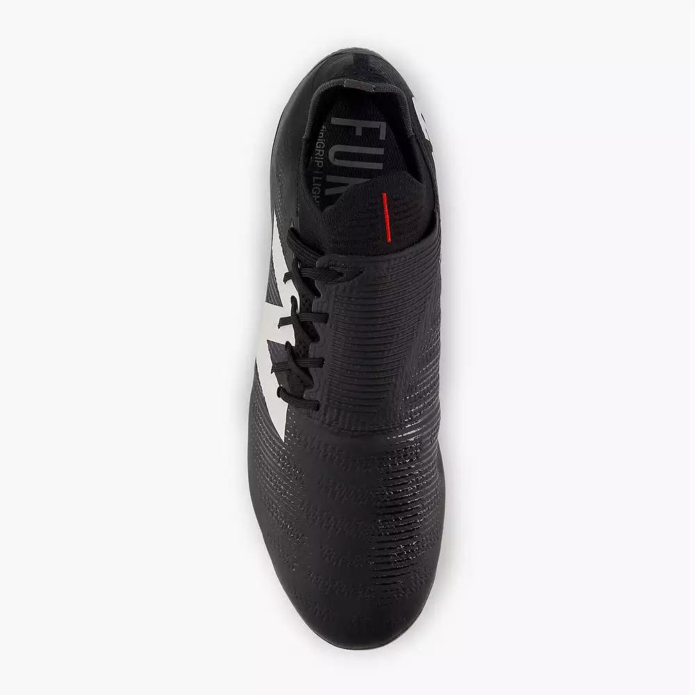 New Balance Furon Pro V7+ FG Soccer Cleats (Black/White/Red)