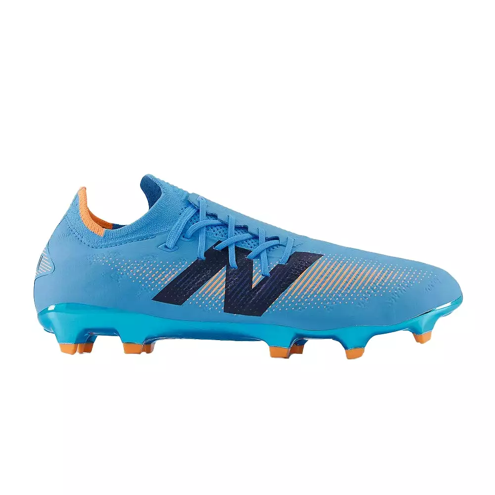 New Balance Furon Pro V7+ FG Team Sky Blue/Mango Football Boots