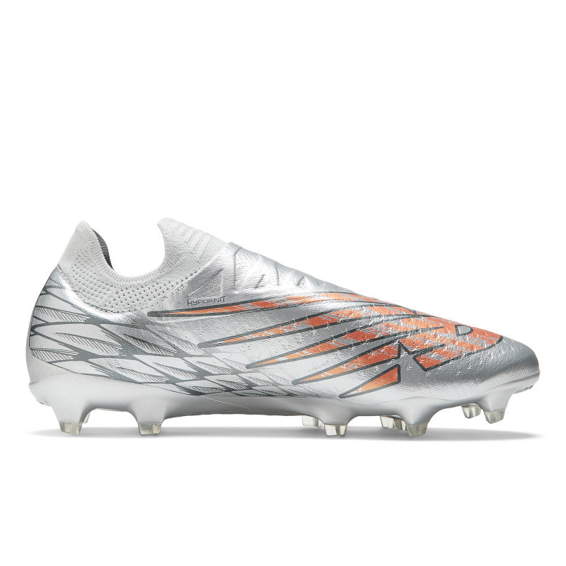 New Balance Furon V7 Pro FG INL Soccer Cleats - Silver, Copper, Grey