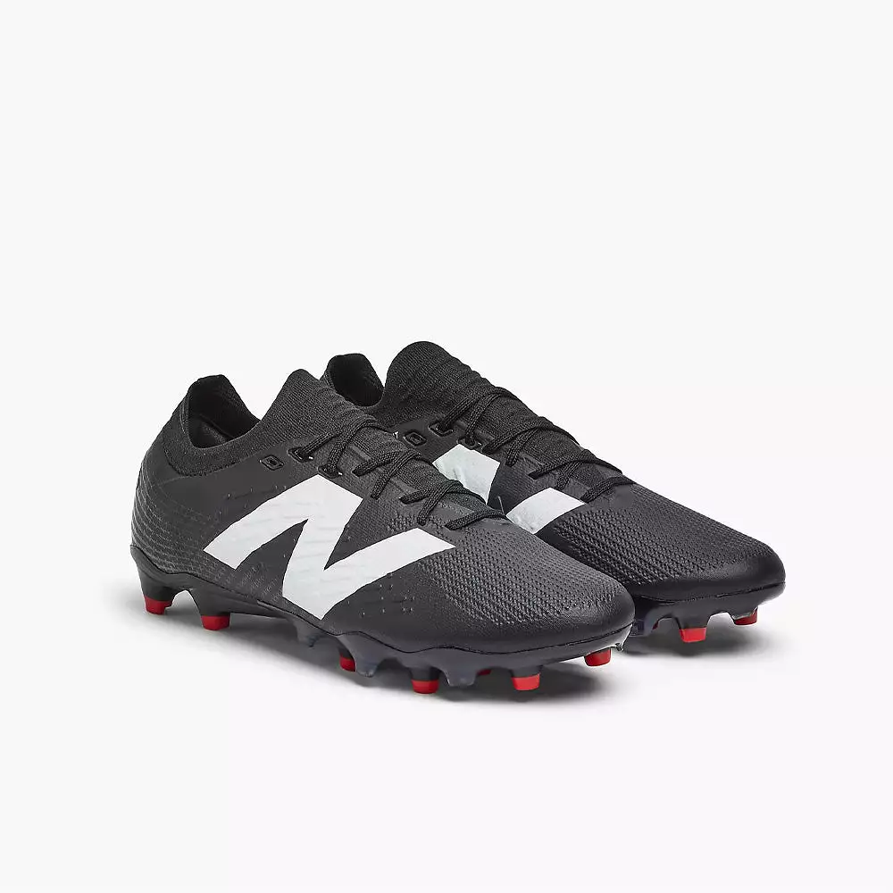 New Balance Tekela Pro Low V4+ FG Soccer Cleats (Black/White/Red)