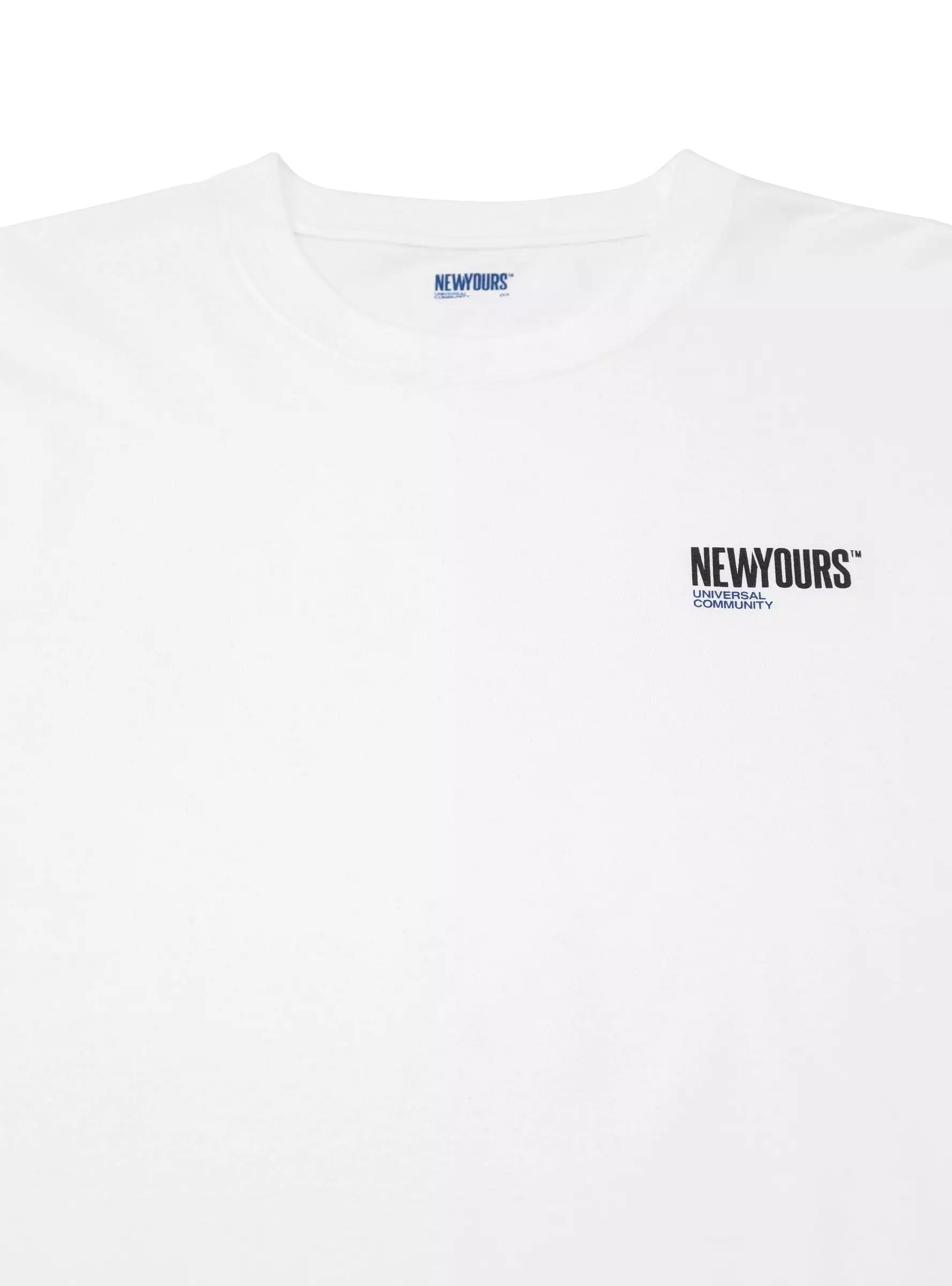 NEWYOURS UC T-shirt White and Black for sale