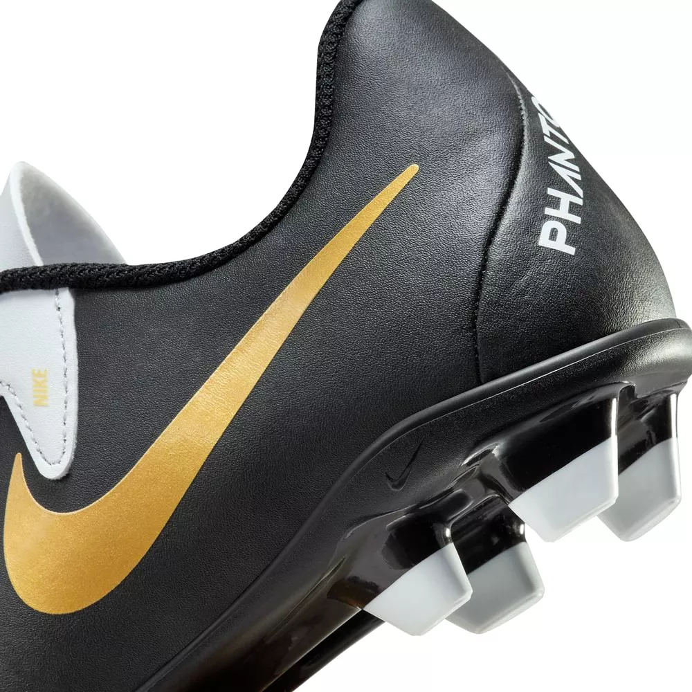 Nike GX II Club FG Jnr Football Boots (White/Black/Metallic Gold)