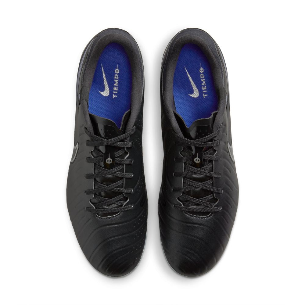 Nike Legend 10 Academy FG Football Boots - Black/Chrome/Hyper Royal